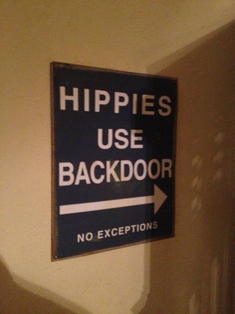 Hippies Use Backdoor