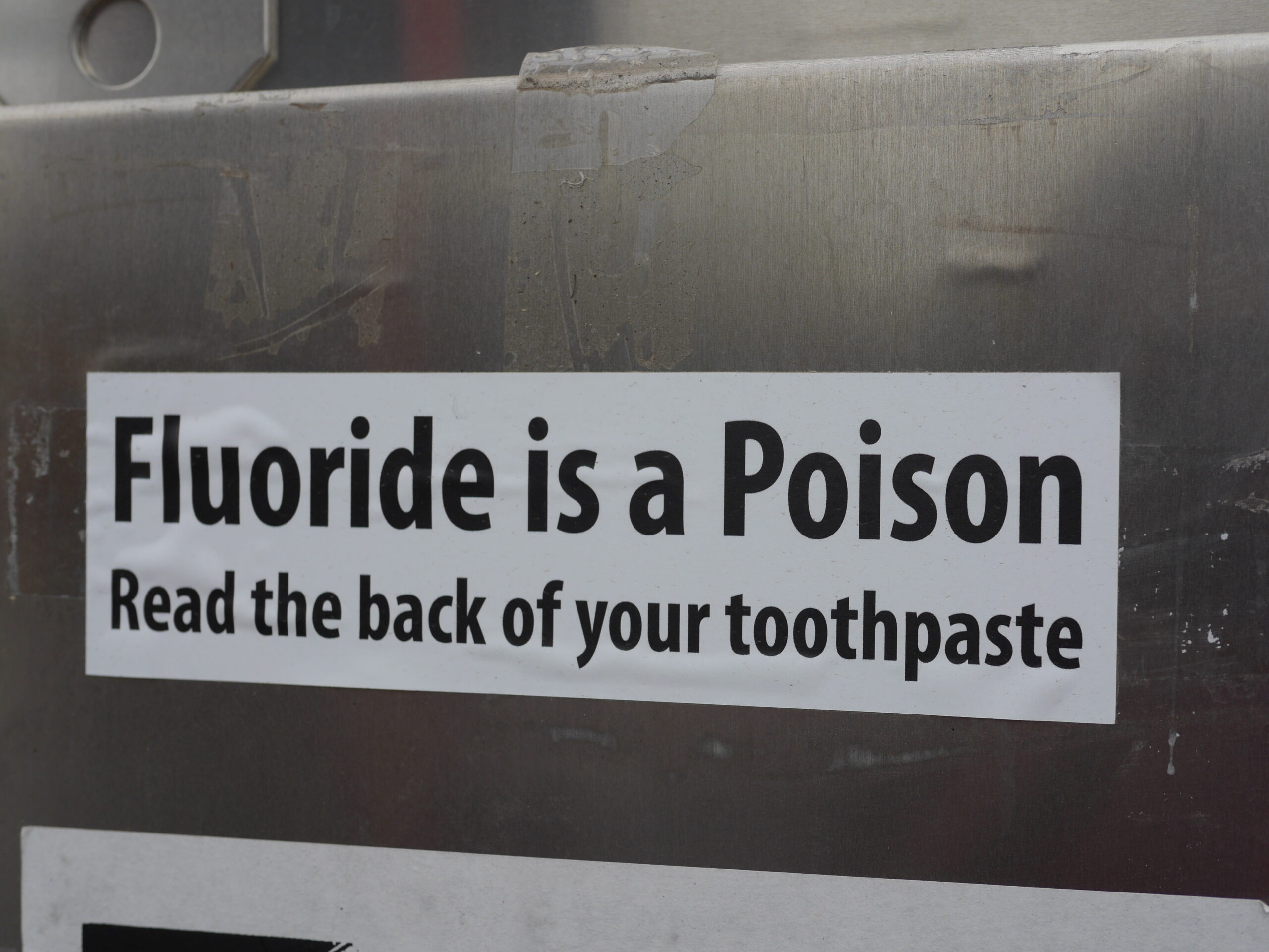 Read the Back of your Toothpaste!