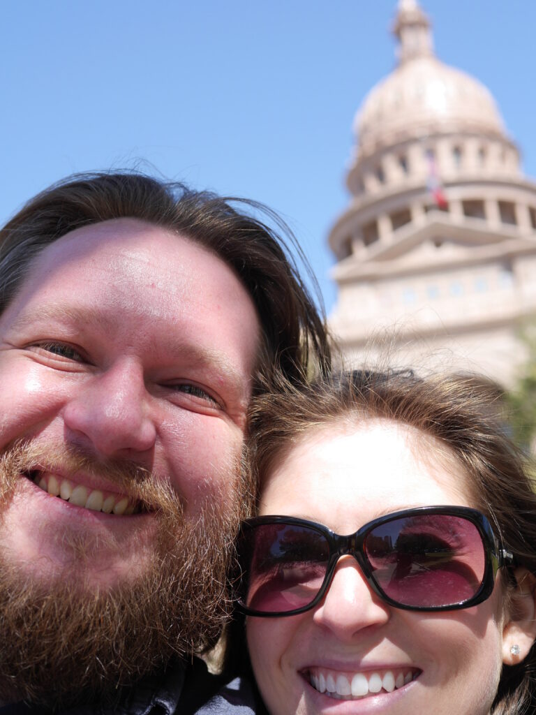 Frank and Amelie at the Capitol