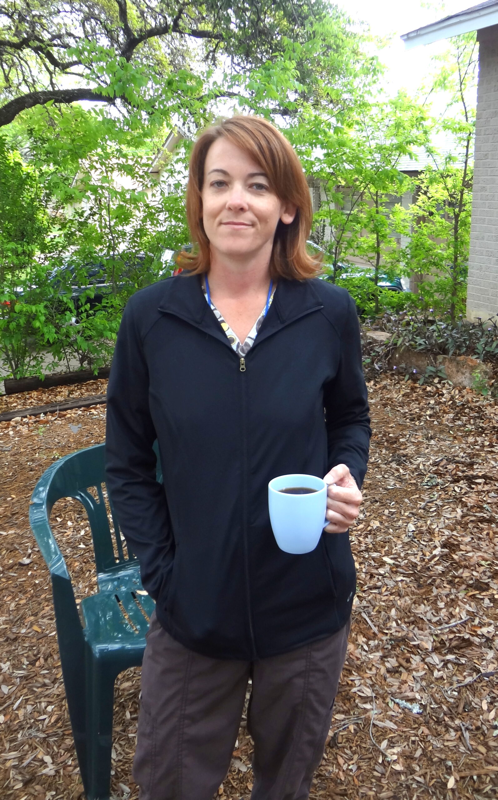 Stacy and a Cup of Coffee