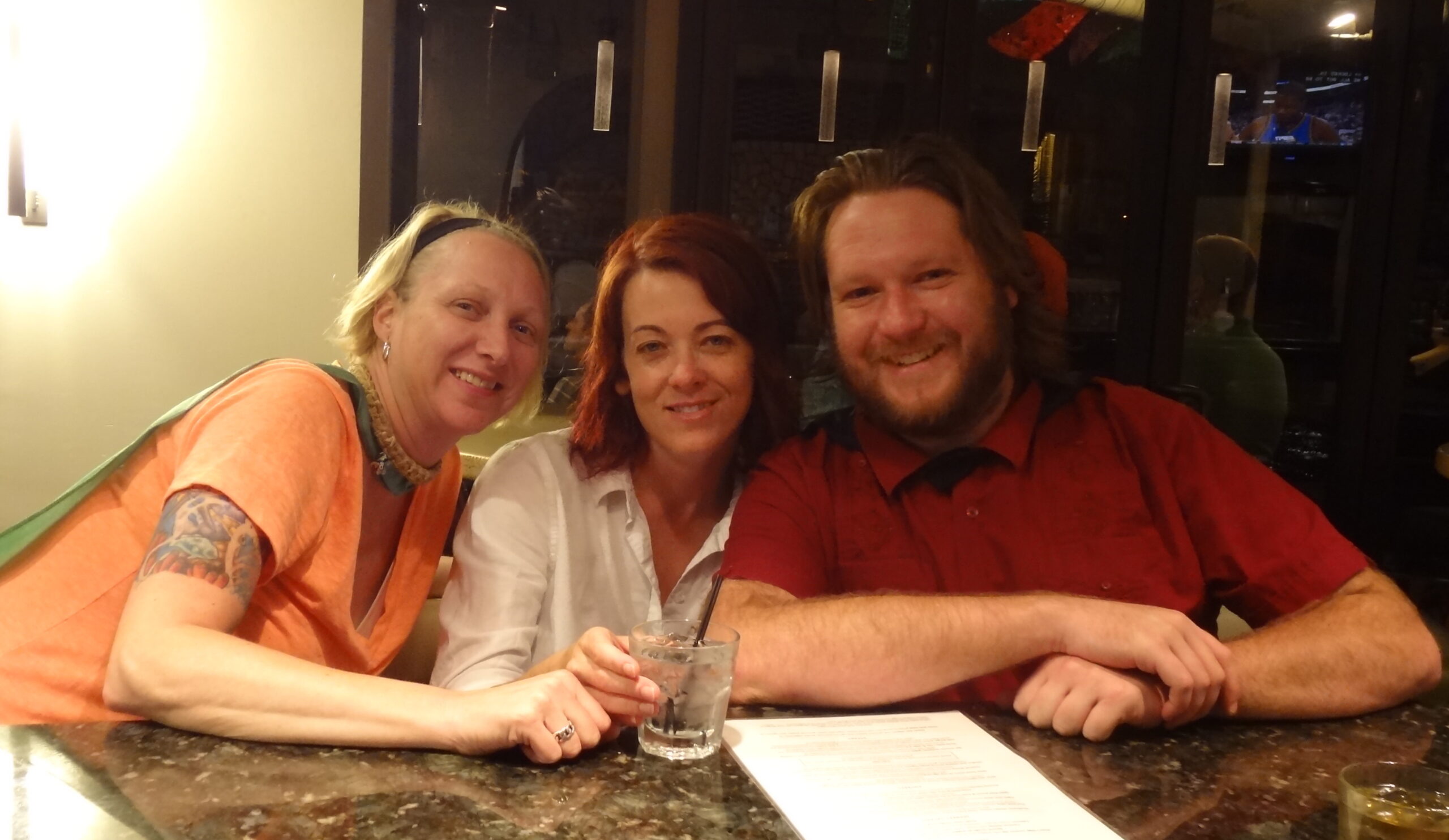 Rainy Evening; Enjoying a Beverage