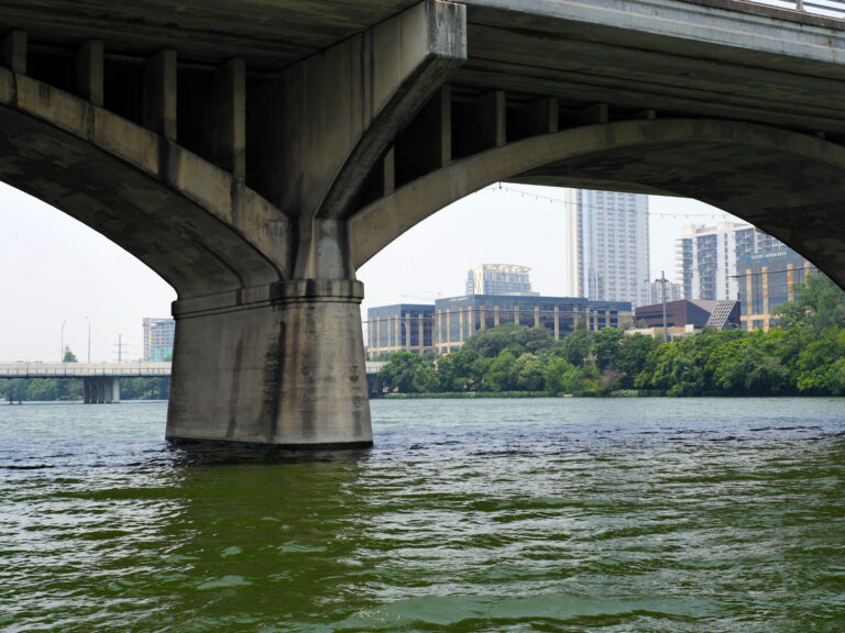 Under the Congress Street Bridge
