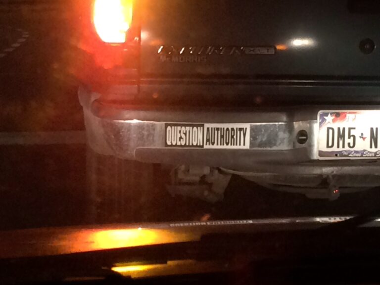 Question Authority