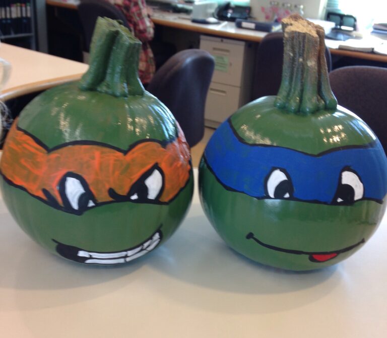 Ninja Turtle Pumpkins