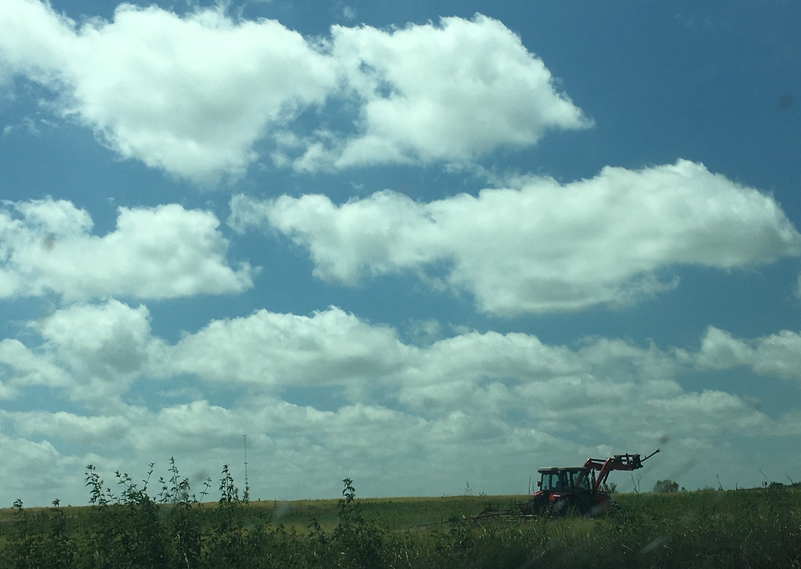 Tractor & Clouds