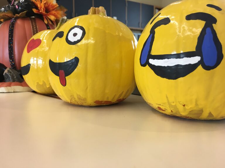 Emoji Pumpkins