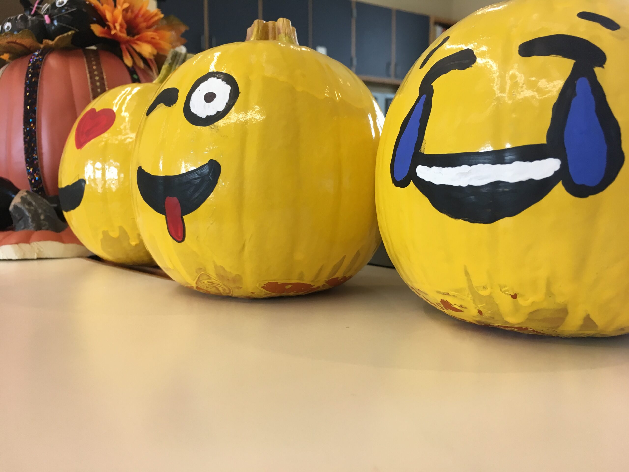 Emoji Pumpkins