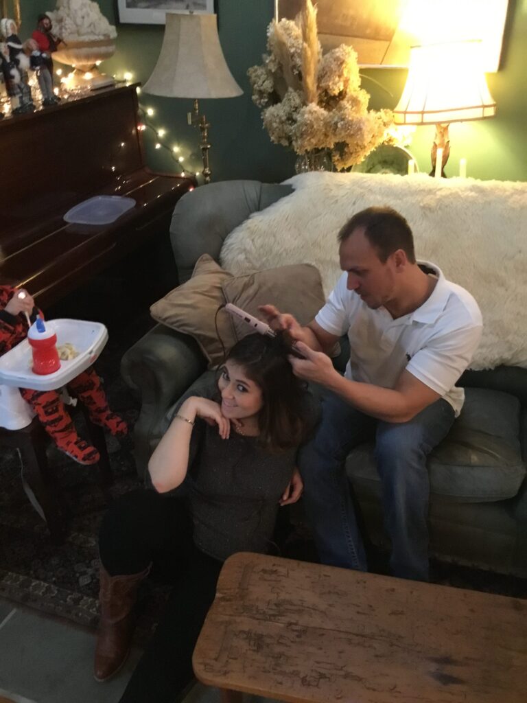 When Amelie Got Attached to a Hair Curler