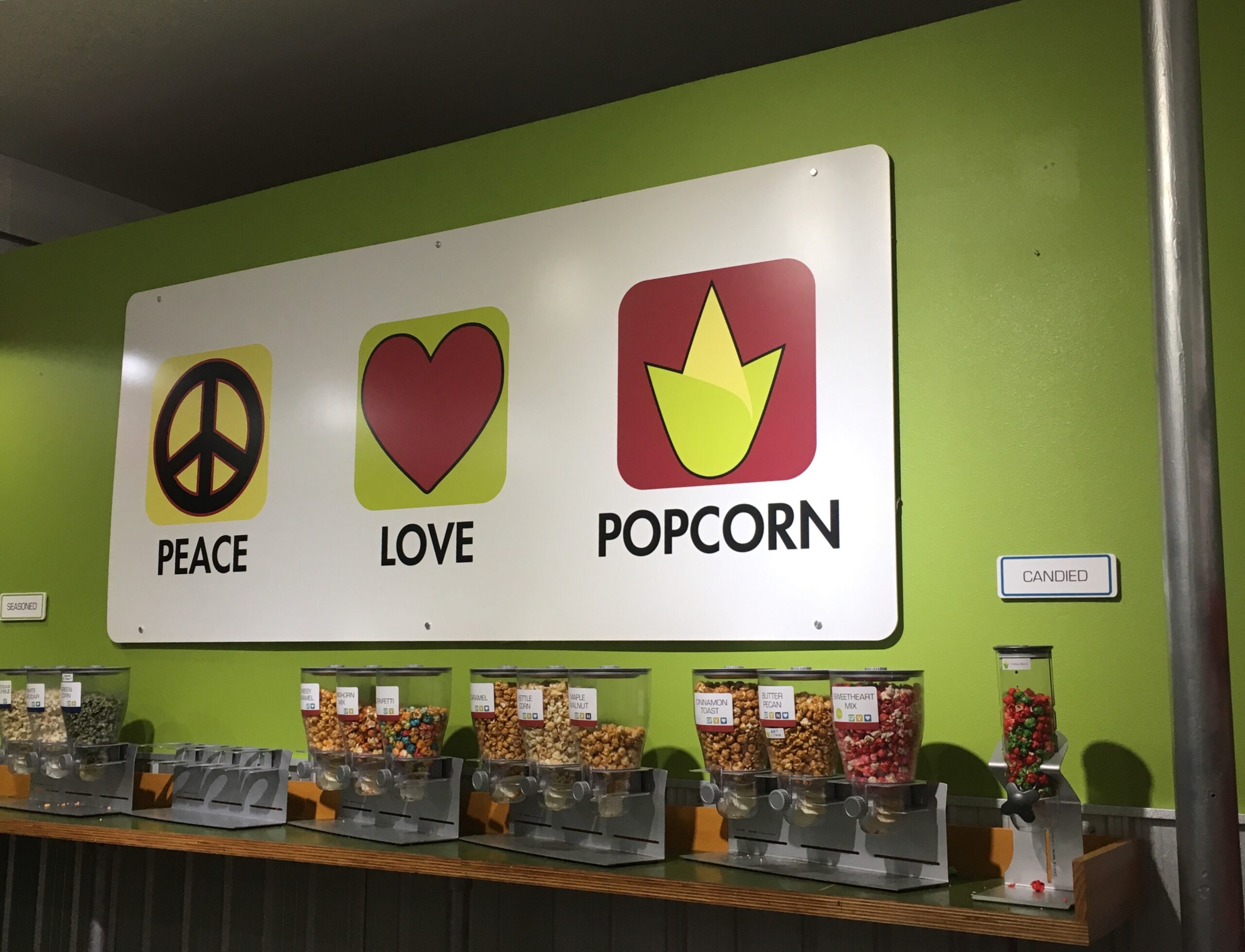 Peace Love Popcorn
