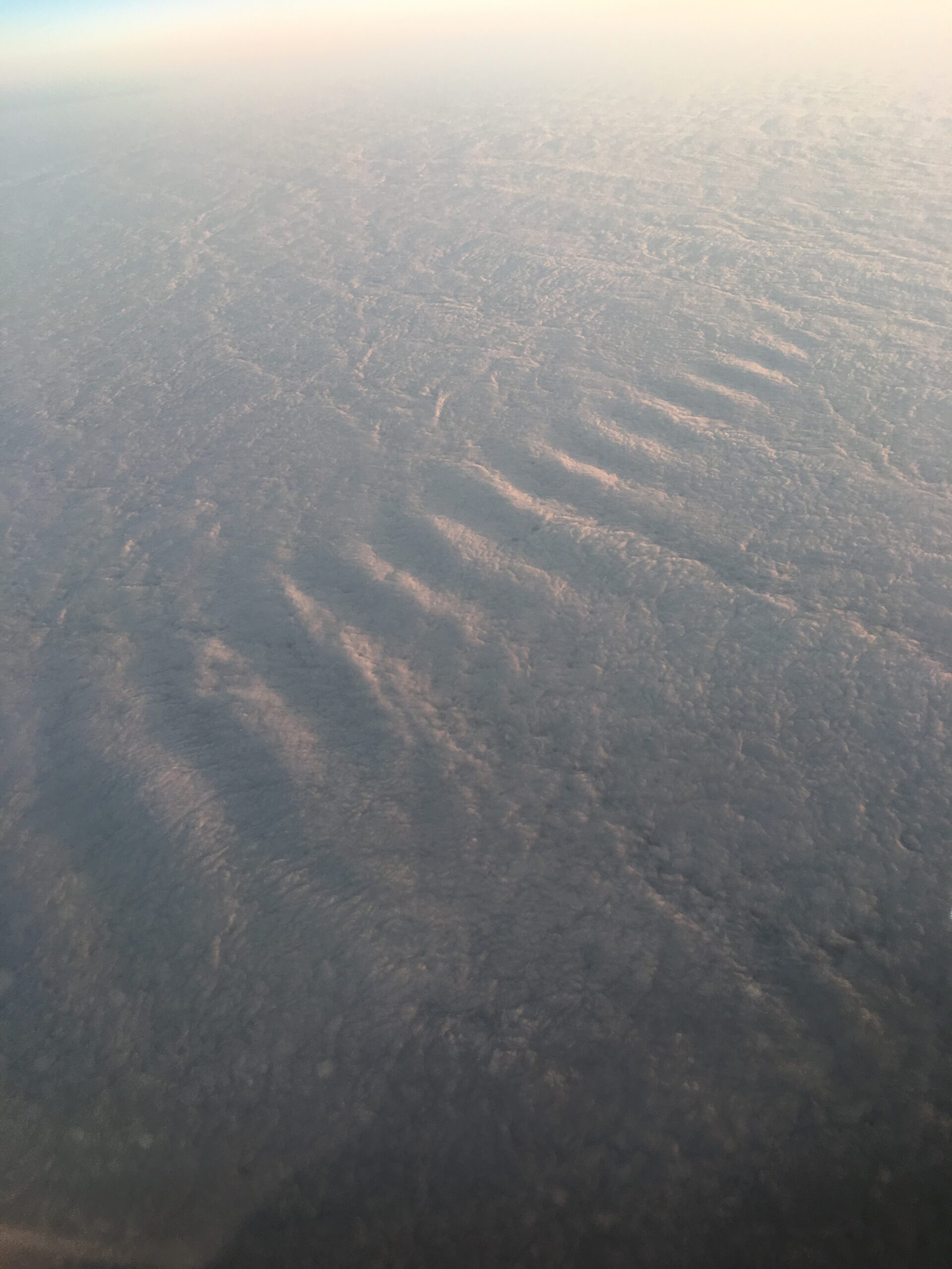 Ridges in the Clouds