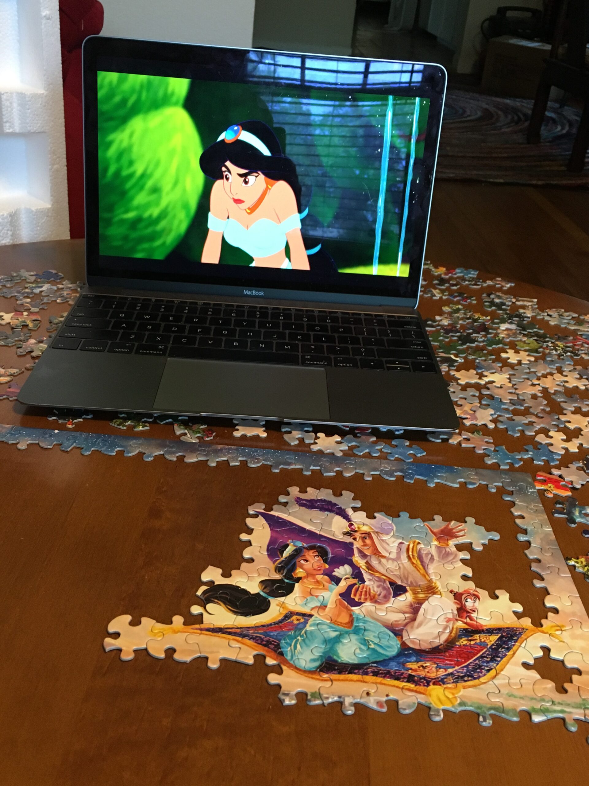 Aladdin Movie and Puzzle