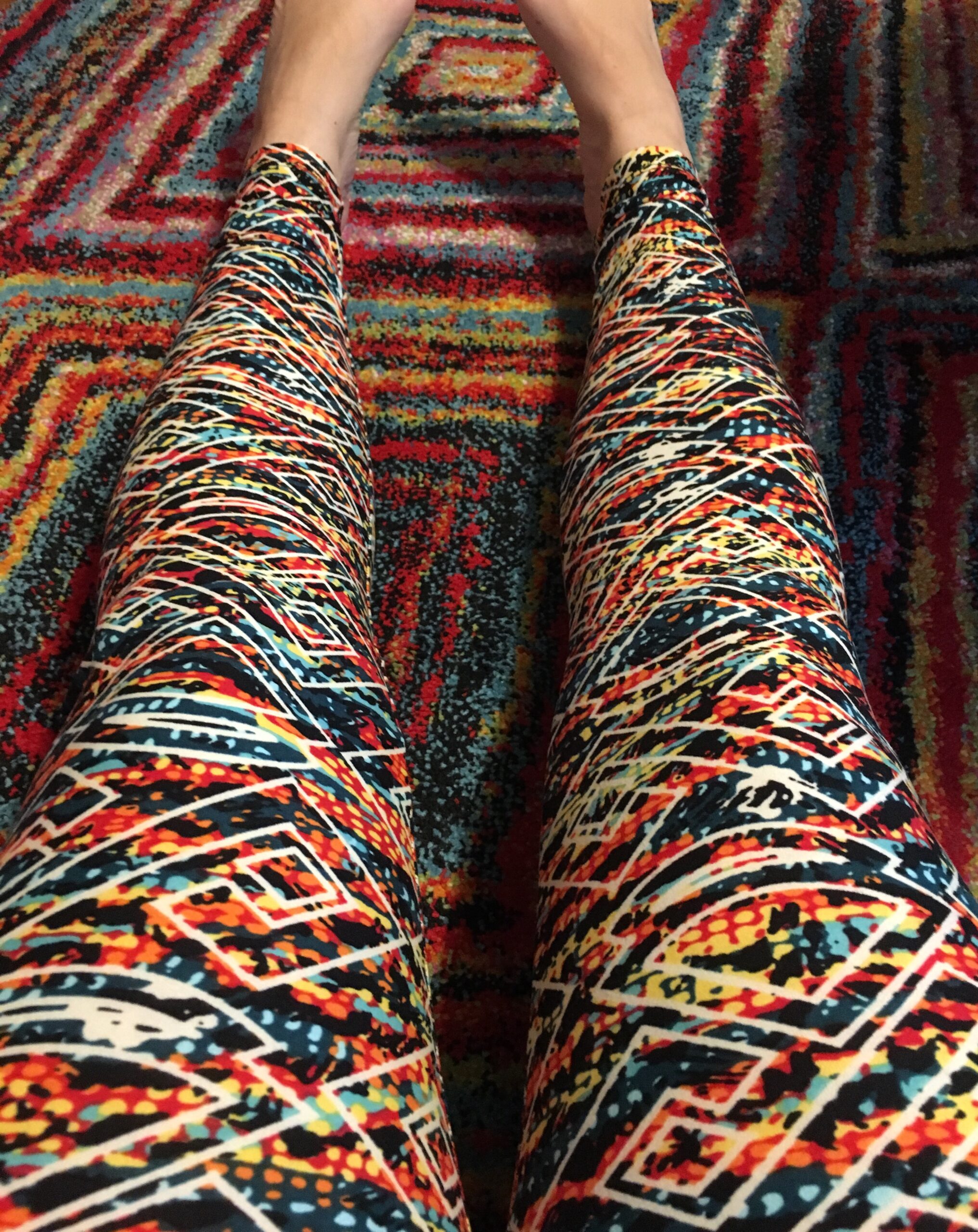 New Leggings Match the Rug