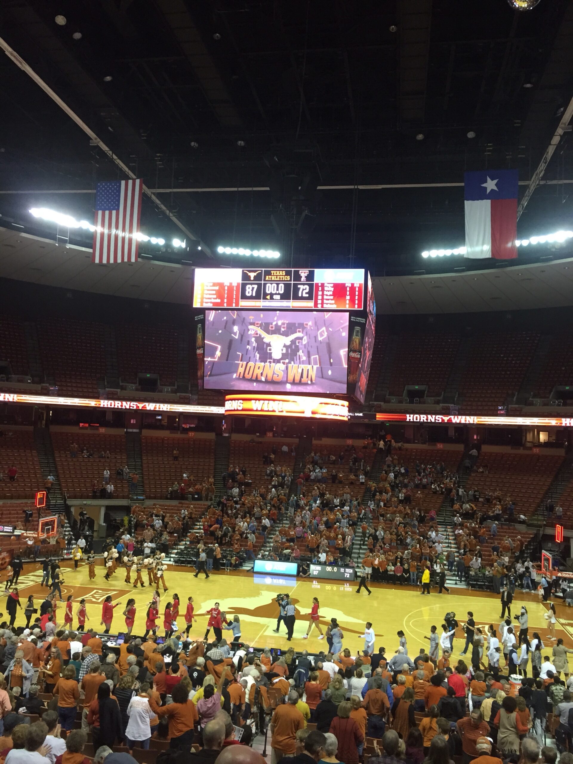 Horns Win