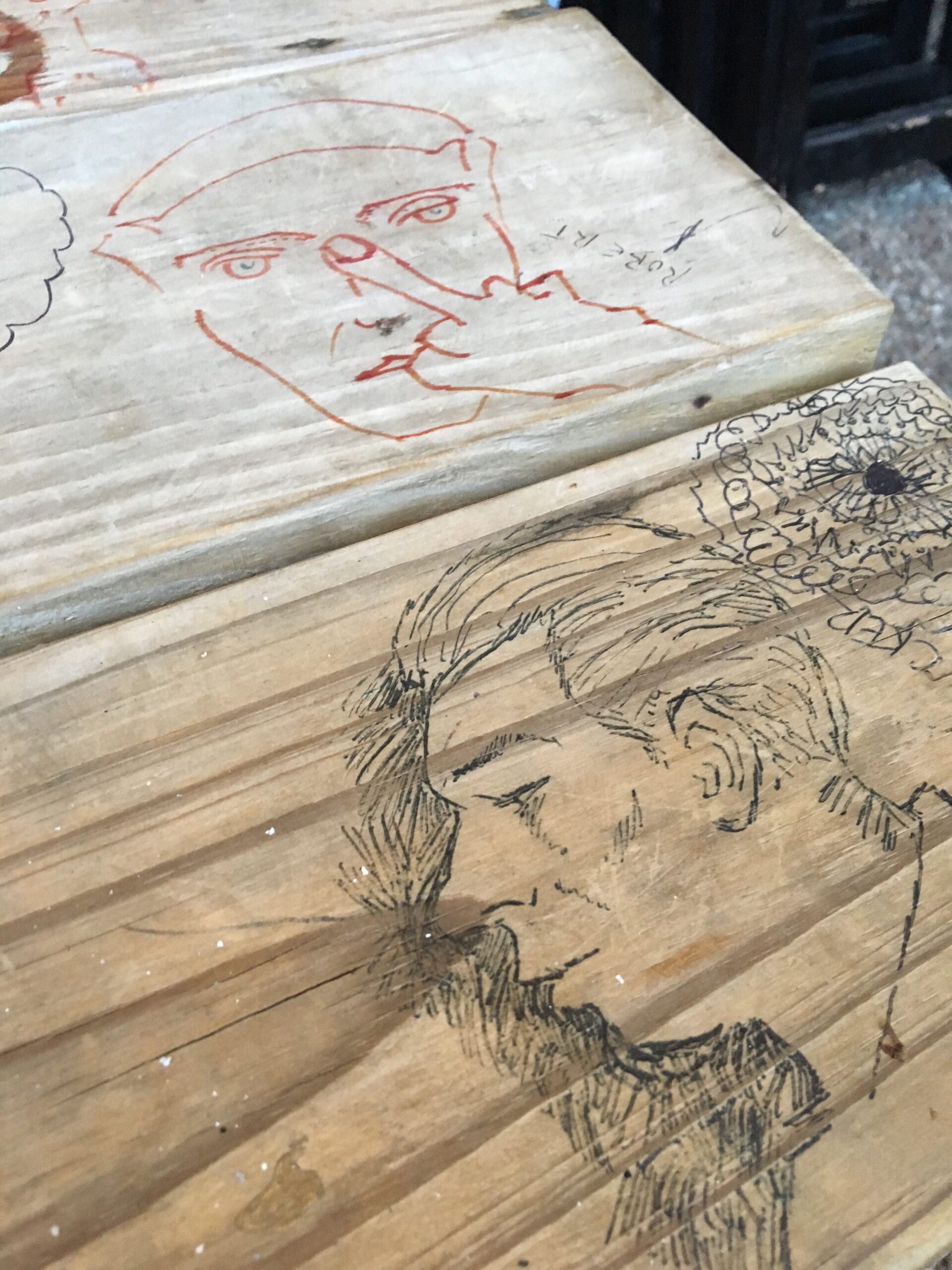 Found Picnic Table Drawings