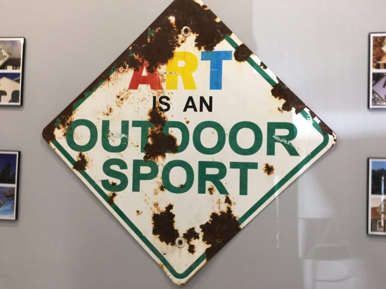 Art is an Outdoor Sport