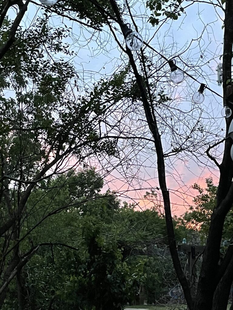 Pink and Blue and Green