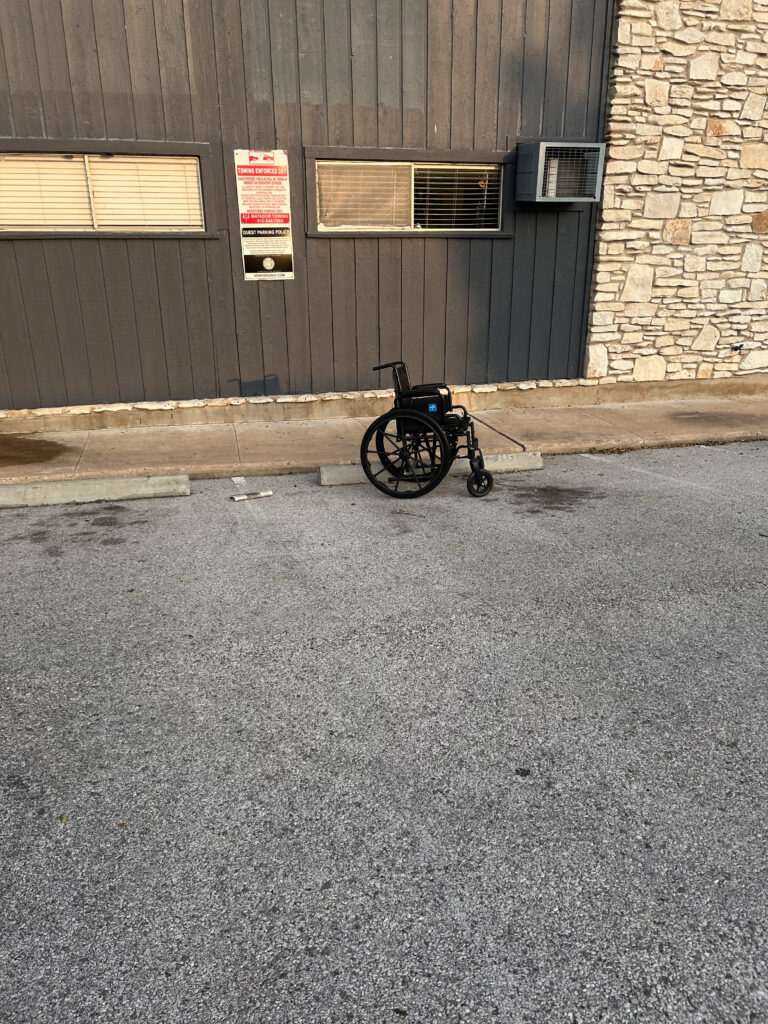 Lone Wheelchair