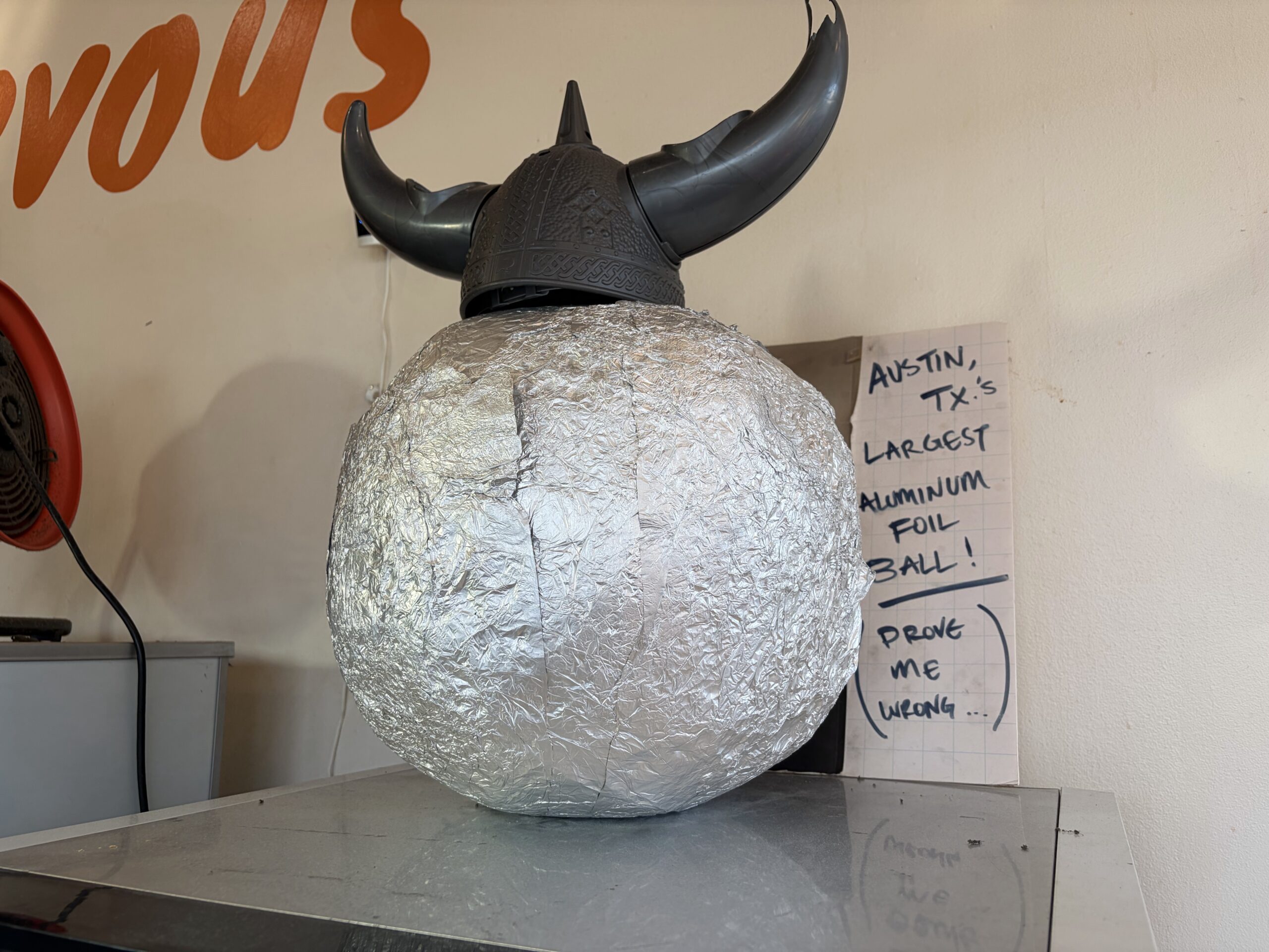 Biggest Foil Ball in Austin