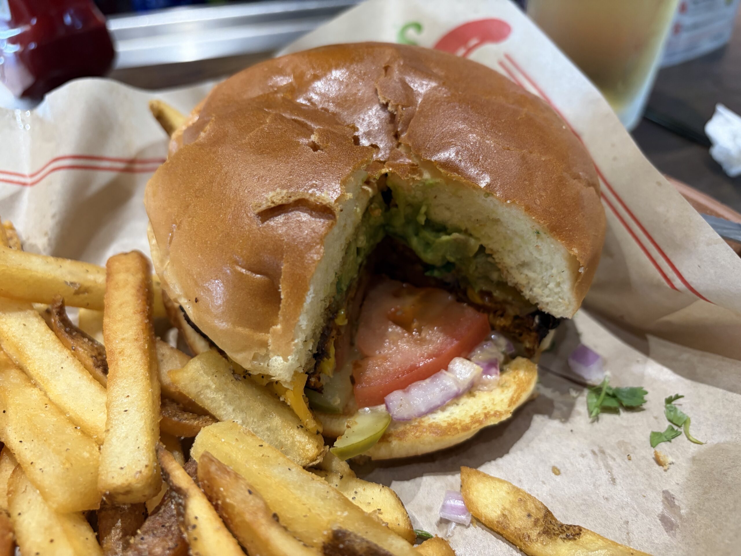Veggie Burger with Teeth